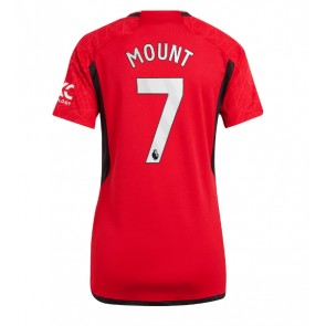 Manchester United Mason Mount #7 Koszulka Podstawowych Kobiety 2023-24 Krótki Rękaw